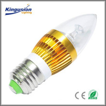 Kingunion Manufacturer Cheap Price LED candle Light 5W, LED Candle Lamp 4W, E14/E27 LED Light